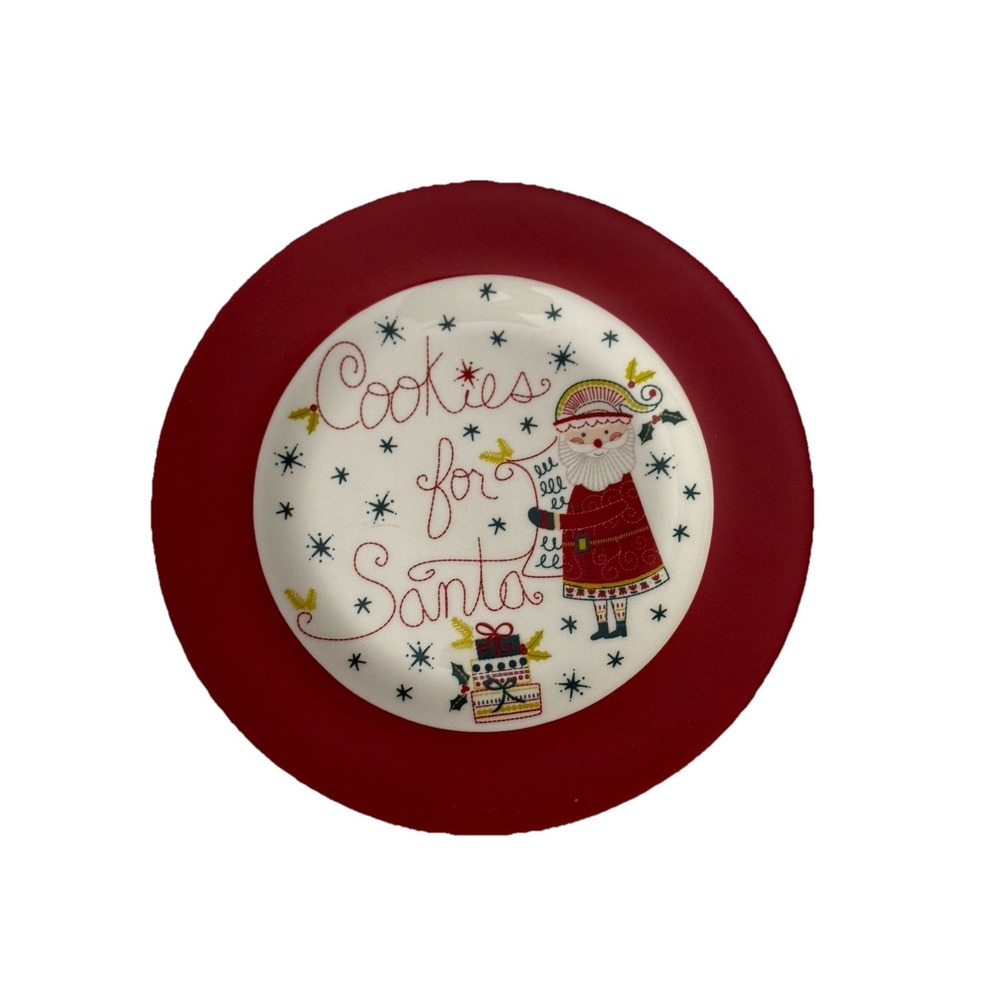 Holiday Home  "Cookies for Santa"Plate‎